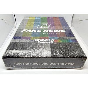 Fake News Image & Topic Card Game by Breaking Games Sealed Brand New